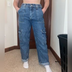 Urban Outfitters multi-pocket cargo jeans